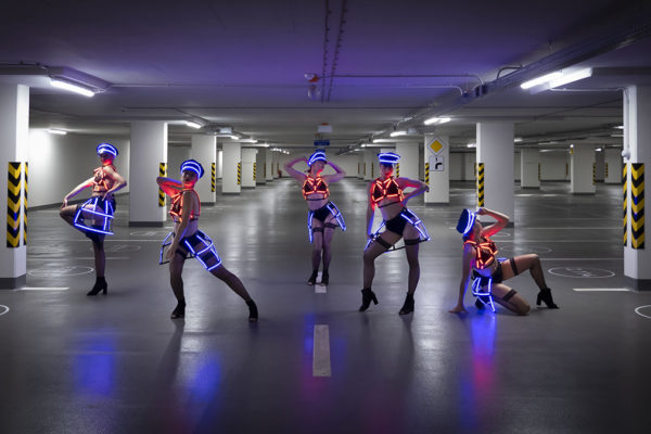 Tron led dancers 1