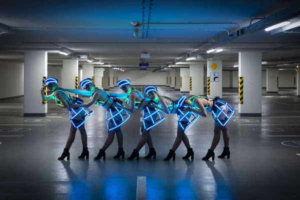 Tron led dancers 2