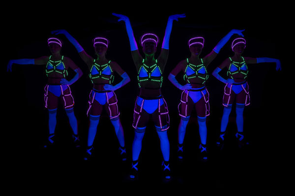 Tron led dancers 4